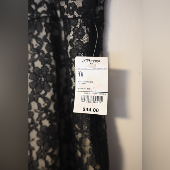 Vintage Worthington Lace Pants – Women’s Size 16 – NWT 90’s Y2K Elegant Plus - Picture 2 of 13